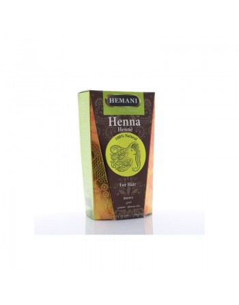 Henné pour cheveux 100% naturel marron - Henna Box Brown 