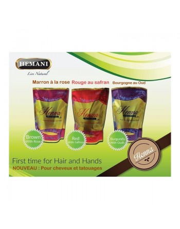 Henné noir avec bakhoor pour les mains et les cheveux 