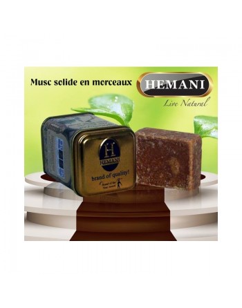 Musc Ambre en morceaux (Boite métallique) - Amber Musk Jamid 
