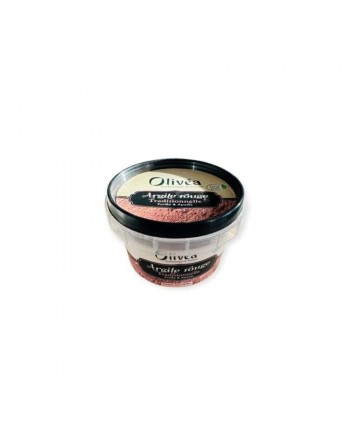 Argile rouge traditionnelle Olivéa 100% naturel - Pot de 200g en poudre 