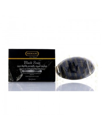 Savon noir au charbon et au collagène - Black Soap with charcoal, and collagene 