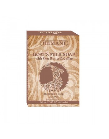 Savon au lait de chèvre beurre de karité et café 150 g net - Goat's milk soap with Shea butter and Coffee 