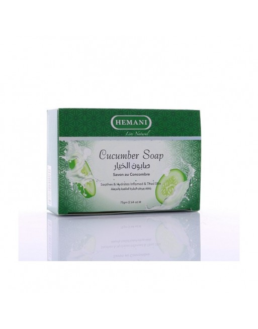Savon au concombre 75g net HEMANI Cucumber Soap 