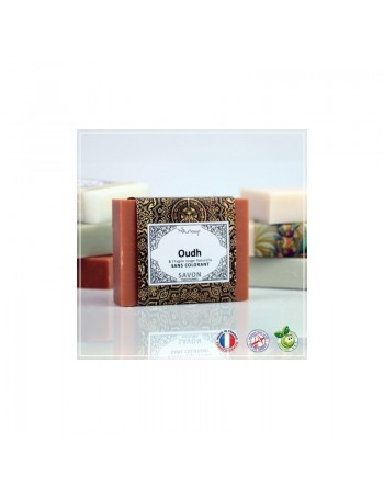 Savon Oudh à l'argile rouge naturelle sans colorant 