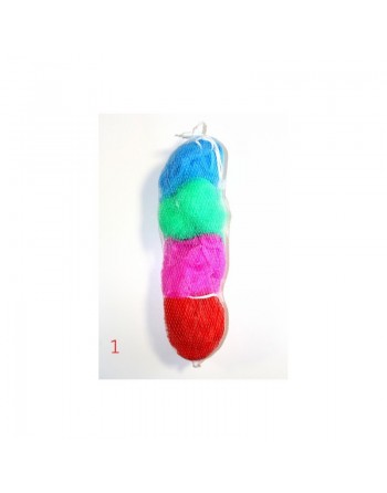 Lot de 4 larges fleurs de douche exfoliante de couleurs différentes de qualité supérieure 