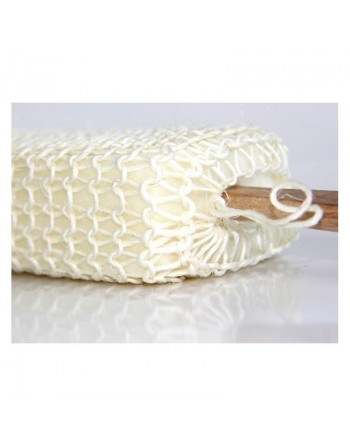 Brosse à dos en crin et manche en bois 