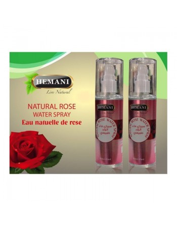 Eau natuelle de rose (Vaporisateur 120ml) - Naturel Rose Water Spray 