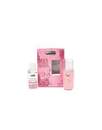 Eau de rose 30ml net et brumisateur de poche - Rose water with mist spray 