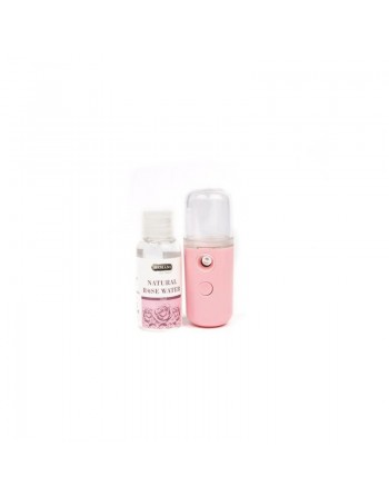 Eau de rose 30ml net et brumisateur de poche - Rose water with mist spray 