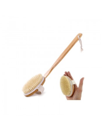 Brosse à poils en bois pour le dos 