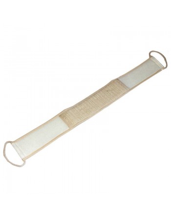 Lanière de massage exfoliante en crin pour le dos et le corps (70 cm) 