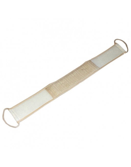 Lanière de massage exfoliante en crin pour le dos et le corps (70 cm) 