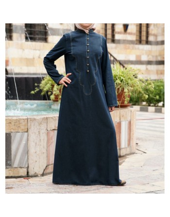 Robe en toile de jean - Denim Asilah Dress [wD1642] 