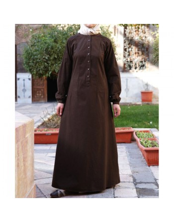 Robe - Pintucked Cotton Dress [wD0401] 