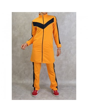 Survêtement femme 2 pièces bicolore (Plusieurs couleurs disponibles) 