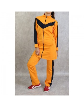 Survêtement femme 2 pièces bicolore (Plusieurs couleurs disponibles) 