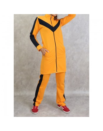 Survêtement femme 2 pièces bicolore (Plusieurs couleurs disponibles) 