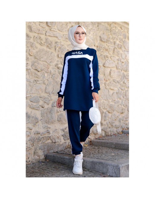 Survêtement décontracté "NASA" - Tenue de sport 2 pièces pour femme (Grandes tailles et Hidjab pas cher en ligne) -... Survêtement décontracté "NASA" - Tenue de sport 2 pièces pour femme (Grandes tailles et Hidjab pas cher en ligne) -...
