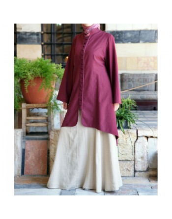 Tunique coton et soie - Silk and Cotton Badia Tunic [wB1515] 