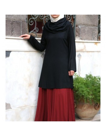 Tunique - Cowl Neck Trapeze Top [wB9061] 