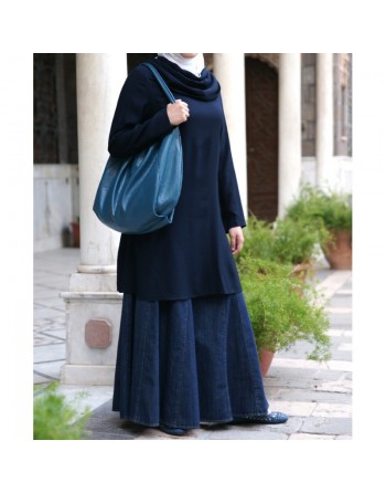 Tunique - Cowl Neck Trapeze Top [wB9061] 