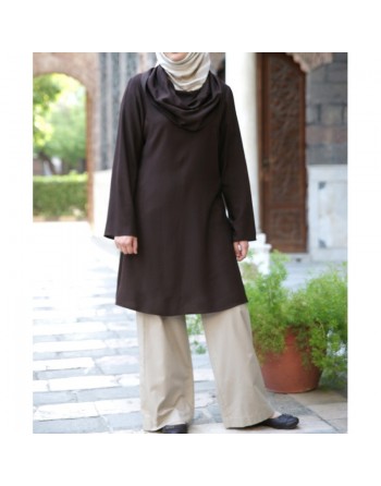 Tunique - Cowl Neck Trapeze Top [wB9061] 