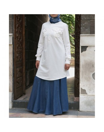 Tunique - Tunic Shirt with Pockets [wB8031] 