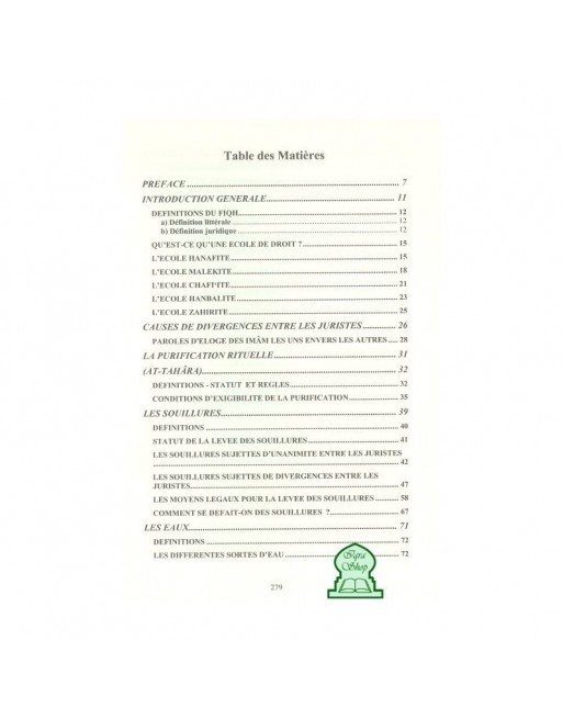 Encyclopédie du droit musulman - Mawsoû'at al Fiqh al Islami - tome 1 La purification - at-tahâra- موسوعة الفقه الإسلامي Encyclopédie du droit musulman - Mawsoû'at al Fiqh al Islami - tome 1 La purification - at-tahâra- موسوعة الفقه الإسلامي