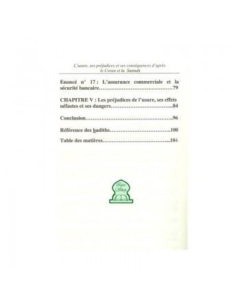 Ar-Riba - L'Usure, ses préjudices et ses conséquences 