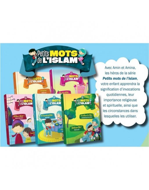 Pack 5 livres "Petits mots de l'islam" 