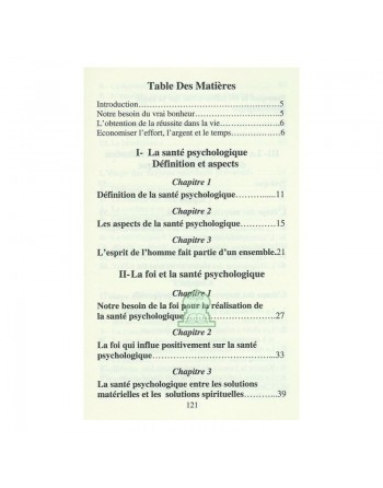 L'islam et l'équilibre psychologique 