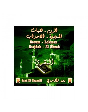 Le Coran récité par cheikh Al-Ghâmîdî - Sourates Arroum - Louqman - Assajdah - Al Ahzâb ... 