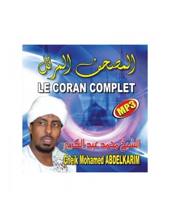 Le Coran complet au format MP3 Par Cheikh Mohamed ABDELKRIM [CD284] 