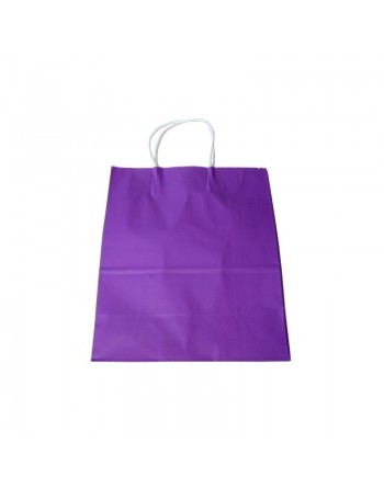 Sac cadeau mauve (27 x 22 x 11 cm) 