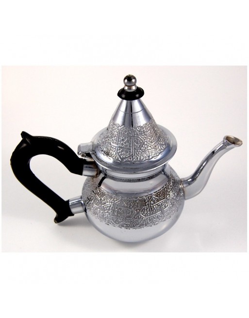 Petite théière marocaine décorée en inox (0,3L) Petite théière marocaine décorée en inox (0,3L)