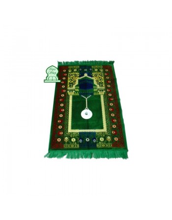 Tapis de prière avec boussole - Prayer carpet with compass - سجادة مع بوصلتها 