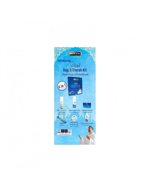 Le Pack "Labbayk" pour Hajj et 'Omra (tous les accessoires nécessaires pour une bonne hygiène du corps - Sans parfum) -... Le Pack "Labbayk" pour Hajj et 'Omra (tous les accessoires nécessaires pour une bonne hygiène du corps - Sans parfum) -...