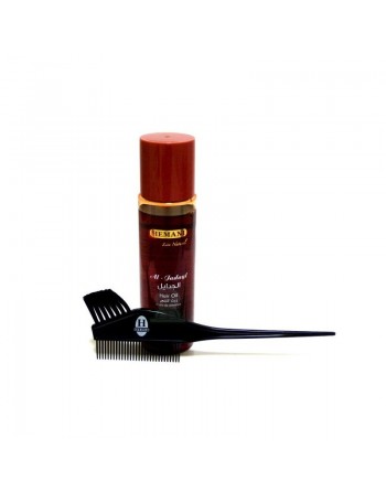 Huile capilaire de Jadayl avec une brosse pour extension de cheveux - Al-Jadayl hair oil (200ml) 