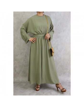 Robe longue et ample - Couleur Vert clair 