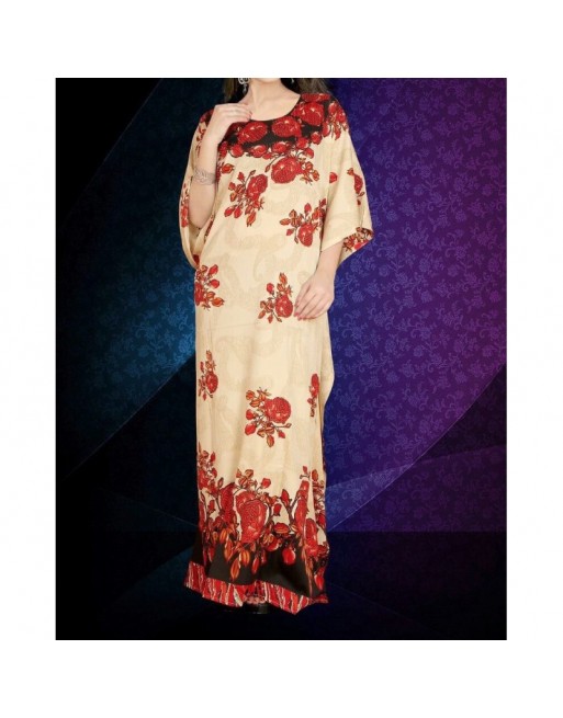 Robe d'été à fleurs assortie de son foulard Robe d'été à fleurs assortie de son foulard