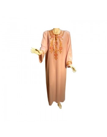 Robe Leyla saumon clair (Taille L) 