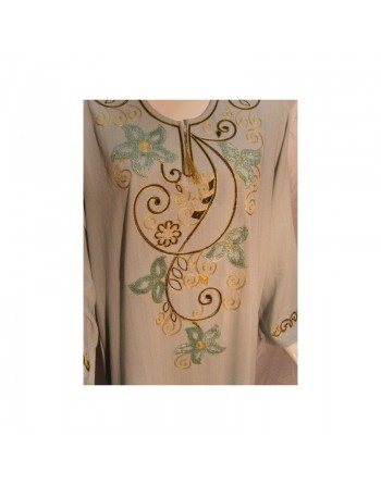 Robe Leyla verte kaki (Taille XL) 