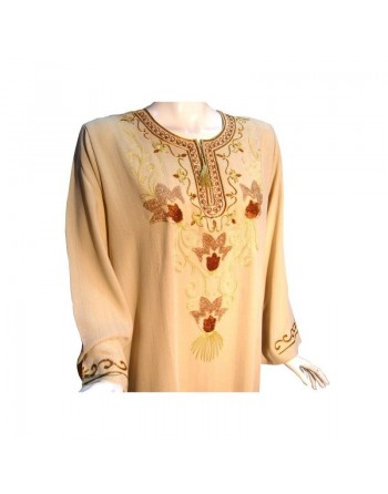 Robe Leyla beige (Taille XL) 