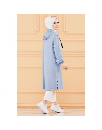 Tunique ample avec capuche (Tenue décontractée pour femme voilée) - Autres couleurs 