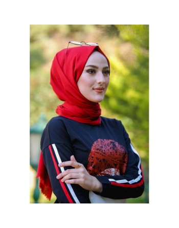 Ensemble décontracté et sport (Tenue de sport femme voilée) - Couleur noir 