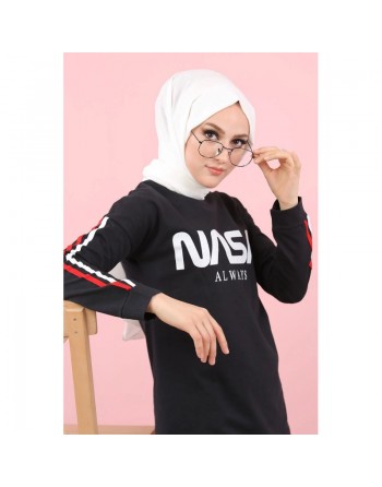 Ensemble survêtement Sportswear - Tenue décontractée et de sport femme musulmane - Sweat-shirts et pantalon jogging -... 