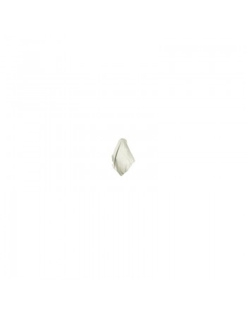 Grand Hijab (foulard carré 1m50) de couleur blanc cassé en tissu crêpe 
