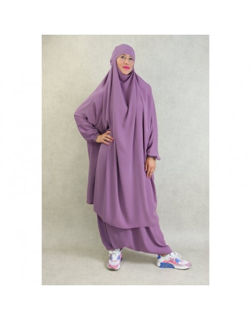 Ensemble Jilbab femme deux (2) pièces cape et seroual (pantalon) - Plusieurs couleurs de Jilbeb disponibles Ensemble Jilbab femme deux (2) pièces cape et seroual (pantalon) - Plusieurs couleurs de Jilbeb disponibles