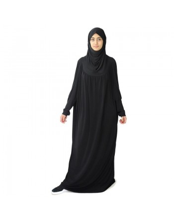 Jilbab ample une pièce - Marque Best Ummah (Boutique Jilbeb femme musulmane) - Couleur noir 