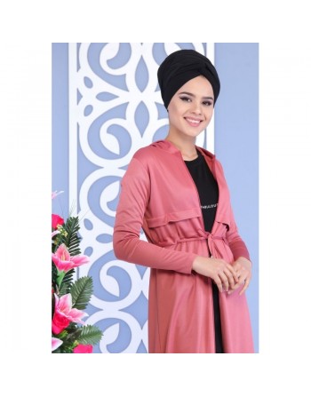 Robe longue zippée à capuche pour femme (Plusieurs couleurs disponibles) 